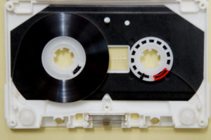 オーディオカセットテープ修理後